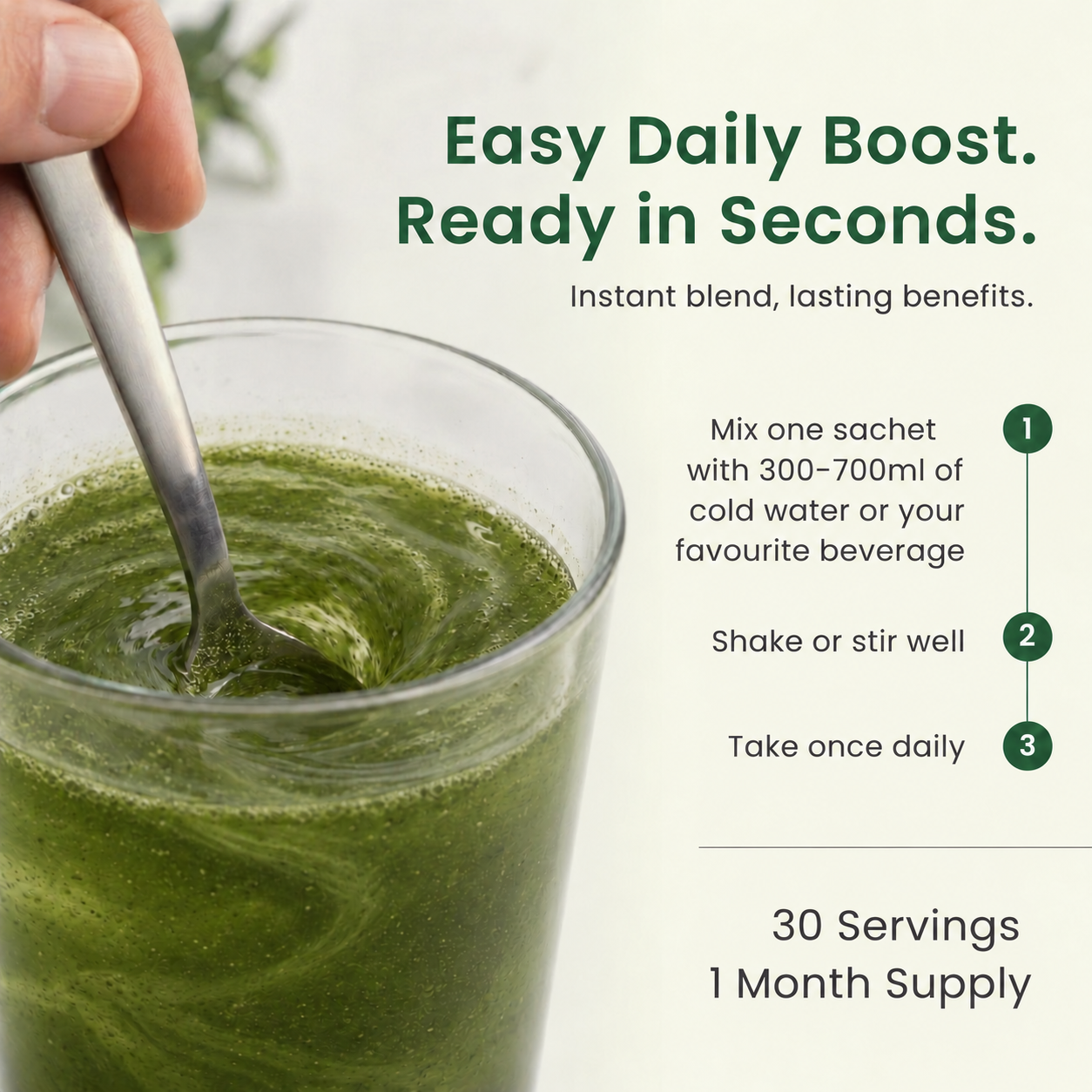 Super Greens Powder Complex - 30 Sachets